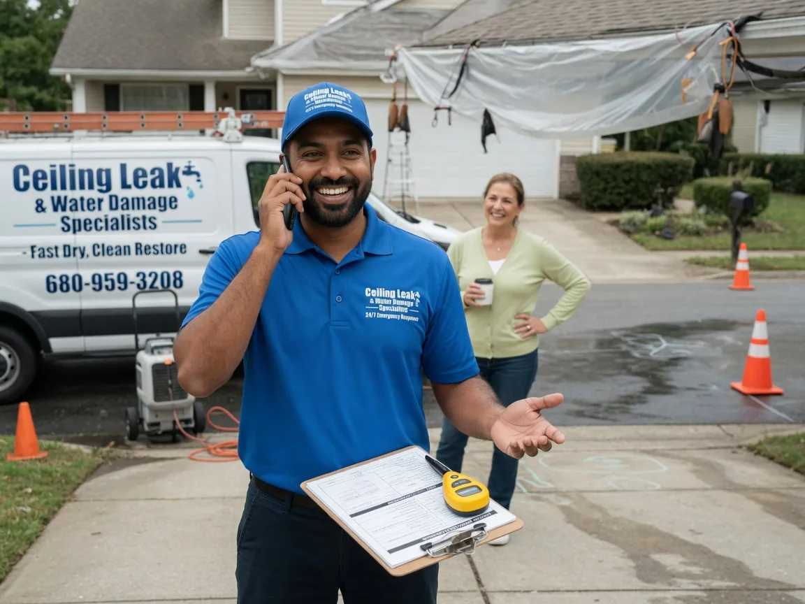 Ceiling Leak Cleanup Martinsville, VA FAQs